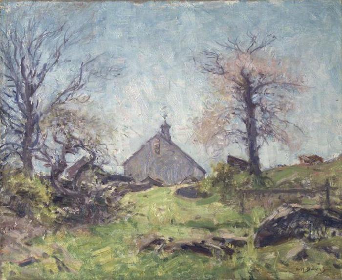 Charles Harold Davis In Spring Sunshine oil painting picture